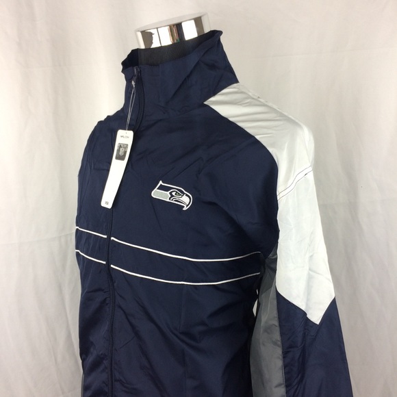 New Seattle Seahawks Mens 2XL NFL Windbreaker - Picture 4 of 8